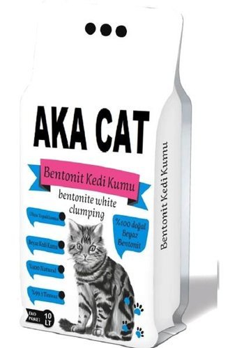 Aka Cat Organik İnce Taneli Bentonit Kedi Kumu 10 lt