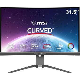 MSI MAG 325CQRF 170 Hz 1 ms 31.5 inç WQHD Curved VA HDMI Freesync 2560x1440 px LED Monitör