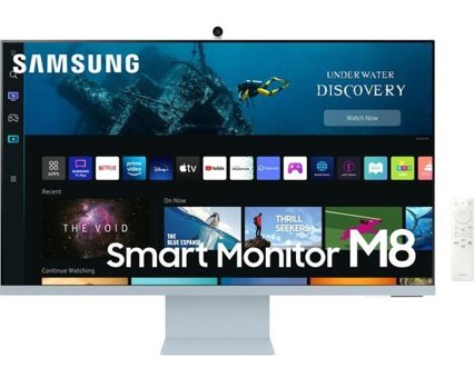Samsung LS32BM80BUUXUF 60 Hz 4 ms 32 inç 4K UHD Flat VA Hoparlörlü HDMI 3840x2160 px LED Monitör