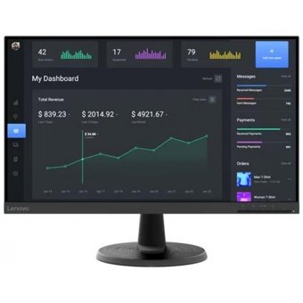 Lenovo C-2440 63DCKAT6TK 75 Hz 7 ms 23.8 inç FHD Flat IPS VGA HDMI 1920x1080 px LED Monitör