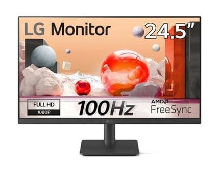 LG 25MS500-B 100 Hz 5 ms 24.5 inç FHD Flat IPS VGA HDMI Freesync 1920x1080 px LED Monitör