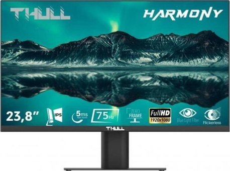 THULL HARMONY TH-HMY238F 75 Hz 5 ms 23.8 inç FHD Flat IPS VGA HDMI 1920x1080 px LED Monitör