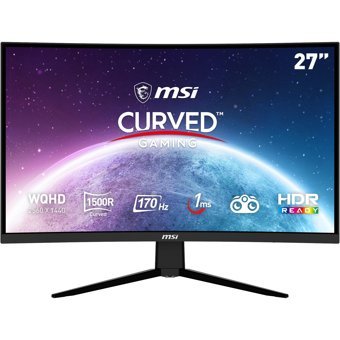 MSI G273CQ 170 Hz 1 ms 27 inç WQHD Curved VA HDMI Freesync 2560x1440 px LED Monitör