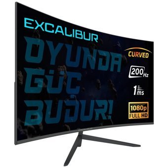 Casper Excalibur M.E315FHD-G 240 Hz 1 ms 31.5 inç FHD Curved VA HDMI Freesync G-Sync 1920x1080 px LED Monitör