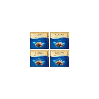 Godiva Kare Sütlü Çikolata 60 gr 4 Adet