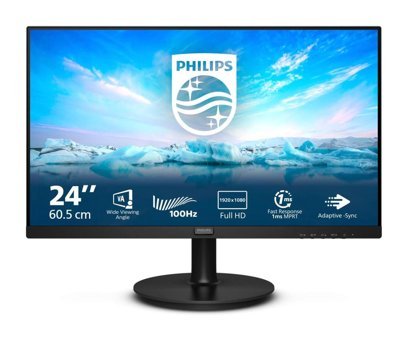 Philips 241V8LAB/00 100 Hz 4 ms 23.8 inç FHD Flat IPS Hoparlörlü VGA HDMI 1920x1080 px LED Monitör