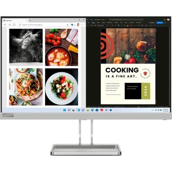 Lenovo L24İ-40 67A8KAC3TK 100 Hz 4 ms 23.8 inç FHD Flat IPS Hoparlörlü VGA HDMI Freesync 1920x1080 px LED Monitör