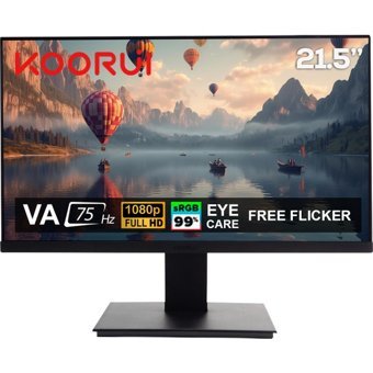 Koorui 22N1 75 Hz 6 ms 21.5 inç FHD Flat VA VGA HDMI 1920x1080 px LED Monitör