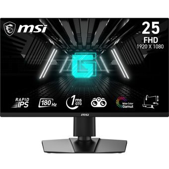 MSI G255PF E2 180 Hz 1 ms 24.5 inç FHD Flat IPS HDMI Freesync 1920x1080 px LED Monitör