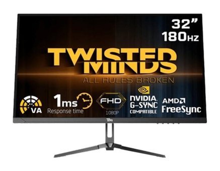 Twisted Minds TM32FHD180VA 180 Hz 1 ms 31.5 inç FHD Curved VA HDMI Freesync G-Sync 1920x1080 px LED Monitör