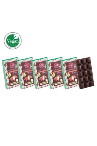 Elit Glutensiz Bitter Çikolata 60 gr 5 Adet