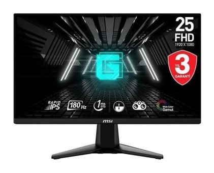 MSI G255F 180 Hz 1 ms 24.5 inç FHD Flat IPS HDMI 1920x1080 px LED Monitör