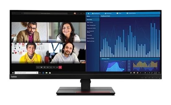 Lenovo ThinkVision P34w-20 60 Hz 4 ms 34 inç 4K UHD Flat IPS Hoparlörlü HDMI 3840x1440 px LED Monitör