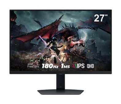 Samsung Odyssey G5 G50D LS27DG502EUXUF 180 Hz 1 ms 27 inç WQHD Flat IPS HDMI Freesync G-Sync 2560x1440 px LED Monitör