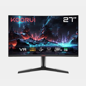 Koorui 27E6CA 180 Hz 1 ms 27 inç FHD Curved VA HDMI Freesync G-Sync 1920x1080 px LED Monitör