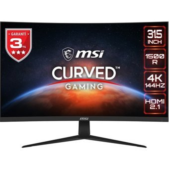 MSI G321CU 144 Hz 1 ms 31.5 inç 4K UHD Curved VA HDMI Freesync 3840x2160 px LED Monitör