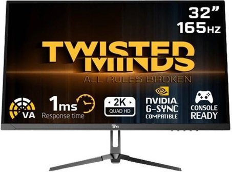 Twisted Minds TM32QHD165VA 165 Hz 1 ms 31.5 inç WQHD Flat VA HDMI Freesync G-Sync 2560x1440 px LED Monitör