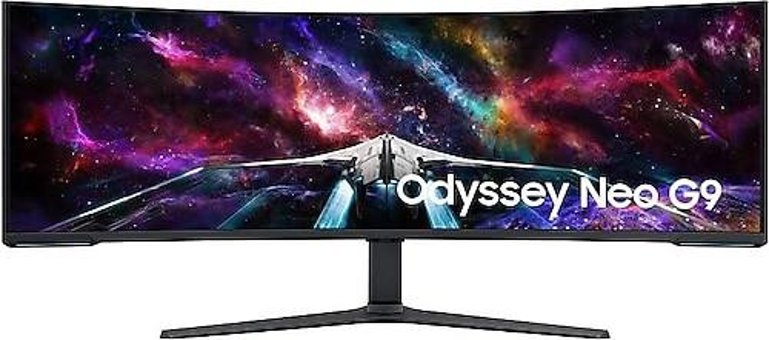 Samsung Odyssey Neo G9 LS57CG952NUXUF 240 Hz 1 ms 57 inç 6K Curved VA Hoparlörlü HDMI Freesync 7680x2160 px LED Monitör