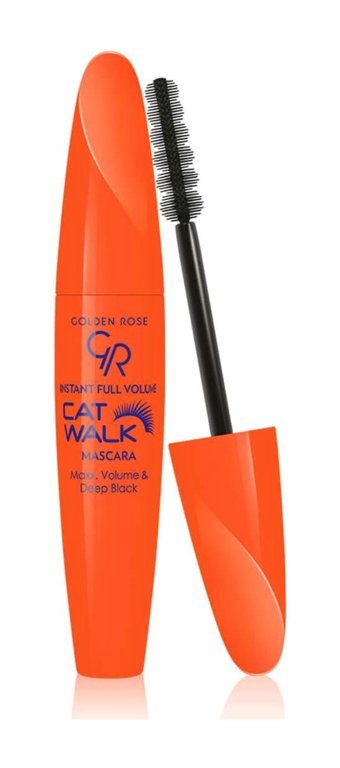 Golden Rose Cat Walk Hacim Veren Lifting Etkili Siyah Maskara