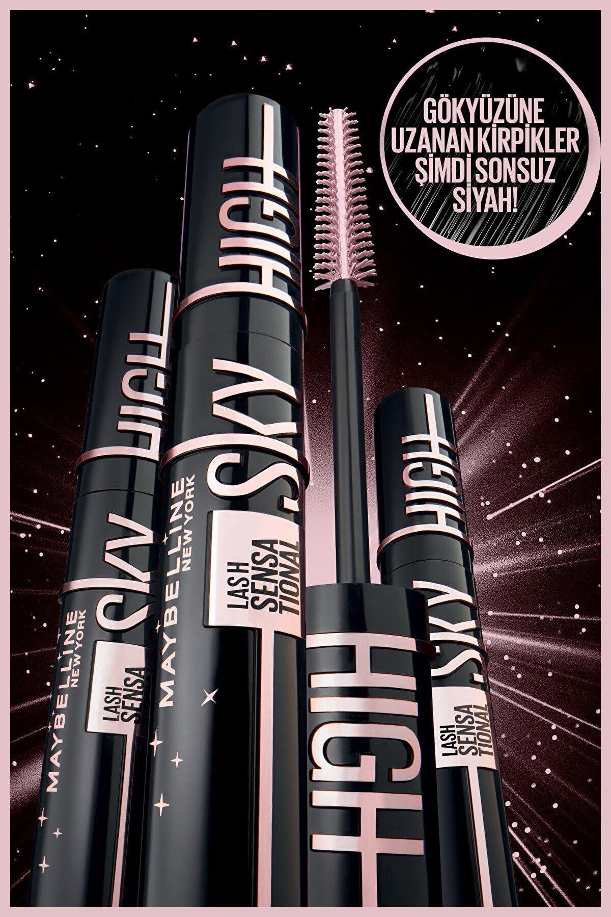 Maybelline New York Sky High Hacim Veren Lifting Etkili Siyah Maskara