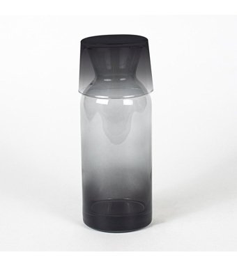 Rakle New İconic Füme Cam Kapaklı Cam Başucu Sürahi 700 ml