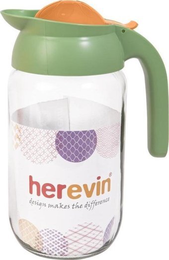 Herevin Plastik Kapaklı Cam Sürahi 1.5 lt