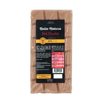 Pure Bella Natura Frambuazlı-Kakaolu Çikolata 80 gr