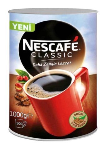 Nescafe Classic Teneke Granül Kahve 1 kg