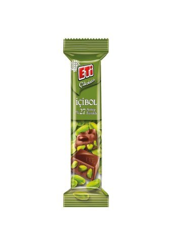 Eti İçibol Antep Fıstıklı Çikolata 30 gr 12 Adet