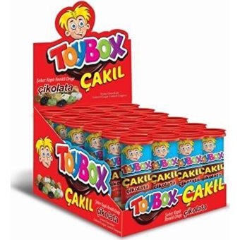 Toybox Çakıl Sütlü Çikolata 15 gr 24 Adet