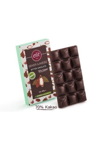 Elit Prebiyotik Bitter Çikolata 60 gr