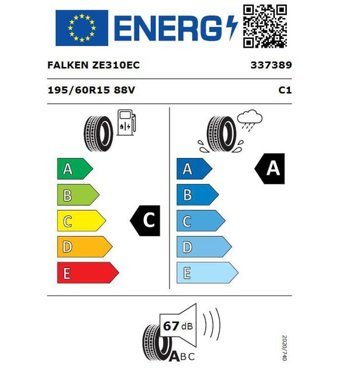 Falken 195/60 R15 88V Ziex Ze310 Ecorun Yaz Lastiği 2024