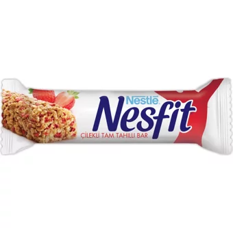 Nesfit Bar Çilekli Çikolata 23.5 gr 16 Adet