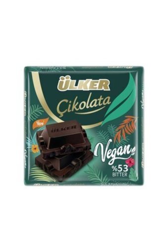 Ülker Vegan Bitter Çikolata 60 gr 10 Adet