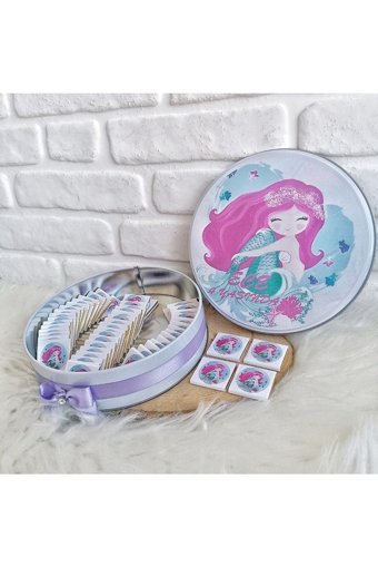 Bunnyball Deniz Kızı Konseptli Sade Çikolata