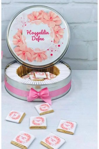 Bunnyball İsme Özel Hoşgeldin Sade Çikolata