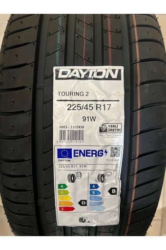 Dayton 225/45 R17 94Y Touring 2 Yaz Lastiği 2024