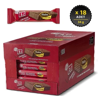 Eti Sütlü Çikolata Sütlü Çikolata 34 gr 18 Adet
