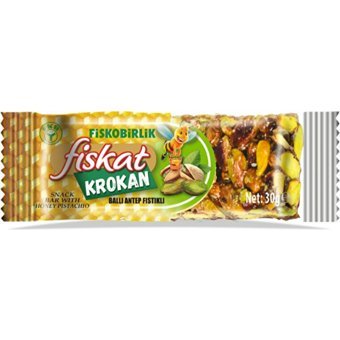 Fiskobirlik Fiskat Antep Fıstıklı Çikolata 30 gr 12 Adet