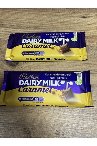 Cadbury Dairy Karamelli Çikolata 120 gr 2 Adet