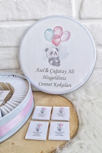 Bunnyball Balonlu Panda Sade Çikolata