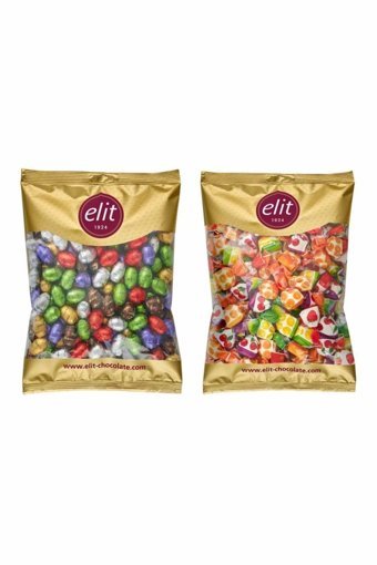 Elit Chocoeggy Yumurta Karışık Meyveli Çikolata 1 kg 2 Adet