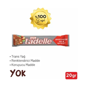 Tadelle Sütlü Çikolata 20 gr