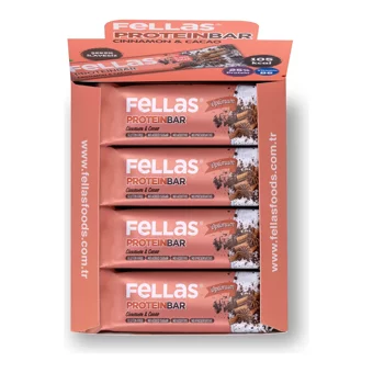 Fellas Protein Bar Tarçınlı Çikolata 32 gr 12 Adet