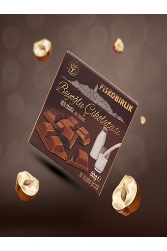 Fiskobirlik Beyoğlu Bitter-Fındıklı-Sütlü Çikolata 65 gr 4 Adet