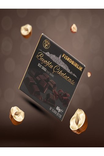Fiskobirlik Beyoğlu Bitter-Fındıklı-Sütlü Çikolata 65 gr 4 Adet