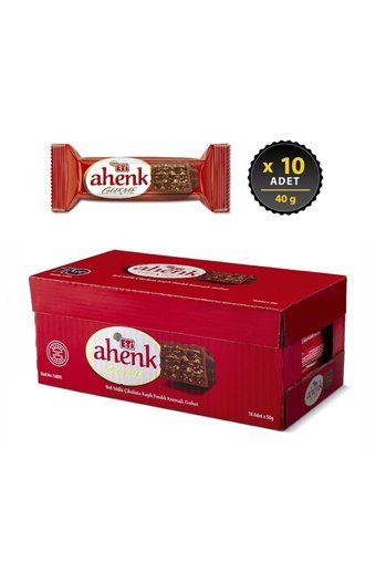 Eti Ahenk Gurme Fındık Kremalı Çikolata 50 gr 10 Adet
