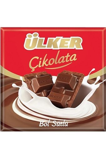 Ülker Kare Sütlü Çikolata 60 gr 36 Adet