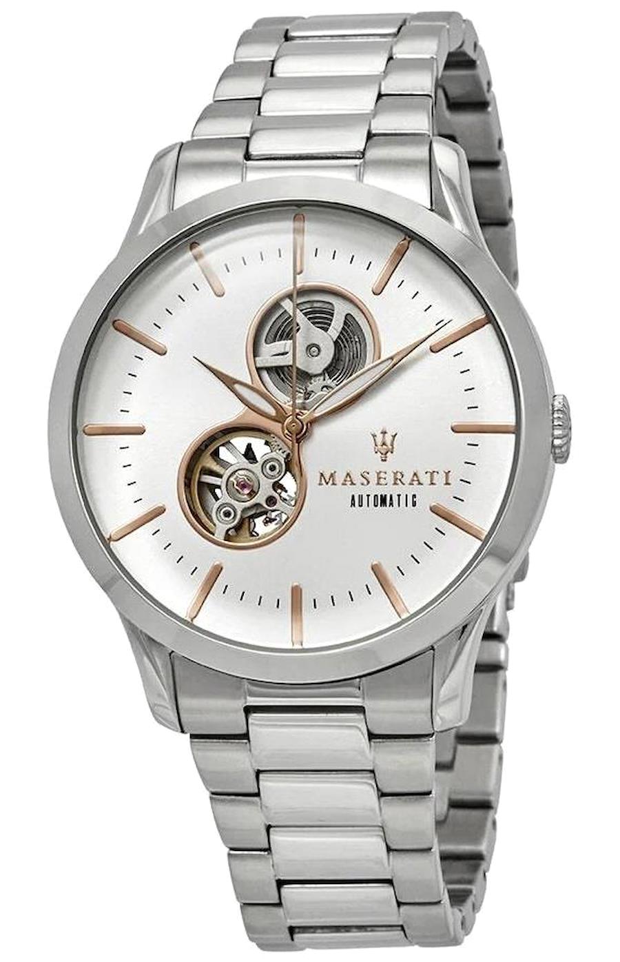 Maserati R8823125001 40 mm Çelik Kordon Analog Erkek Kol Saati