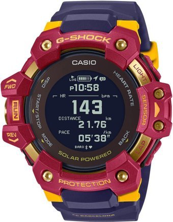 Casio GBD-H1000BAR-4DR Takvimli 55 mm Lacivert Plastik Kordon Analog Kol Saati